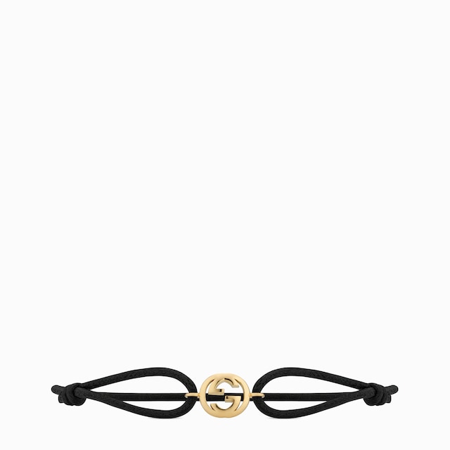 Bracciale Gucci Interlocking con ciondolo 18 carati