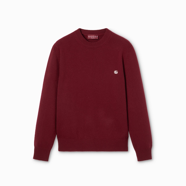 Maglione in lana cashmere con ricamo