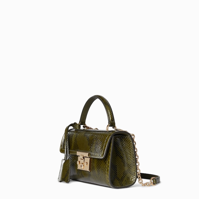 Padlock python small top handle bag