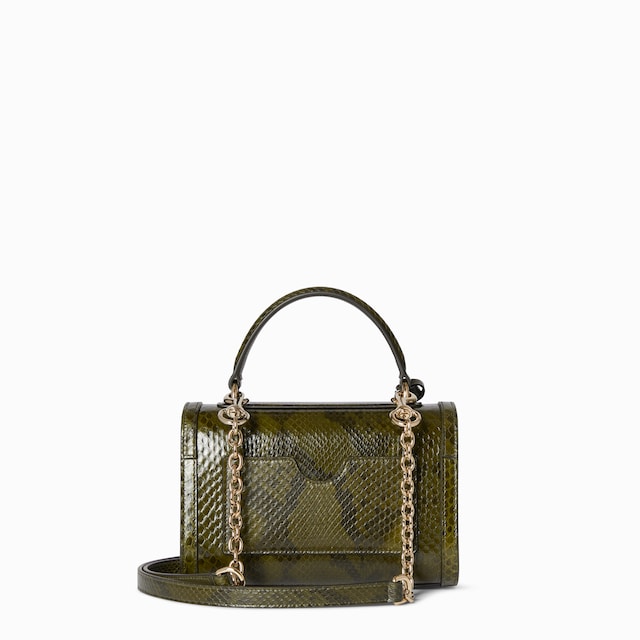 Padlock python small top handle bag