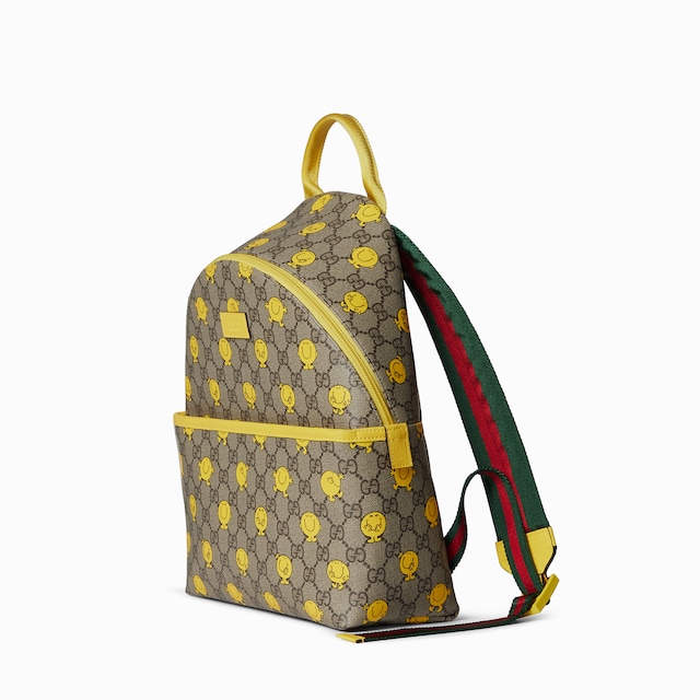 Children's printed GG backpack