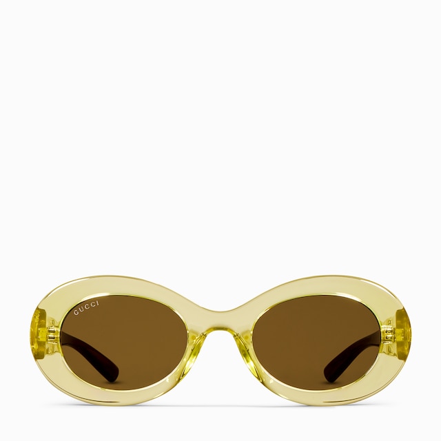 Oval frame sunglasses