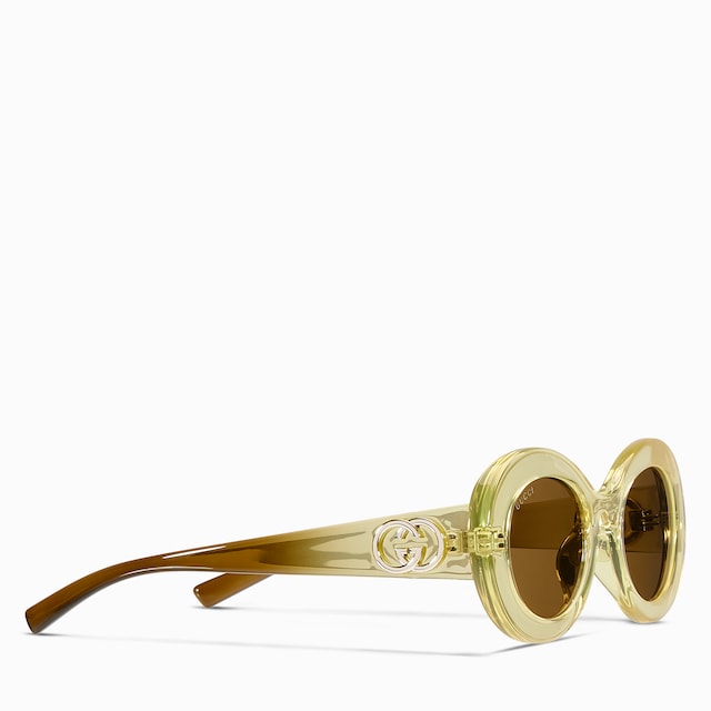 Oval frame sunglasses