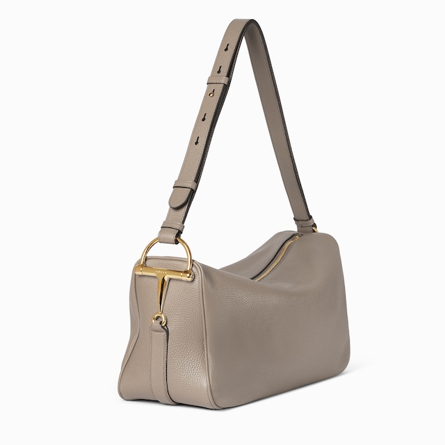 〔グッチ ハーフ ホースビット〕ラージ ショルダーバッグ