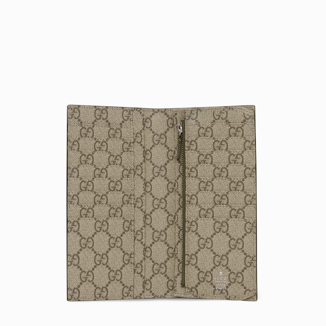 〔GGエンブレム〕日本限定 ロングウォレット ベージュ インテリア