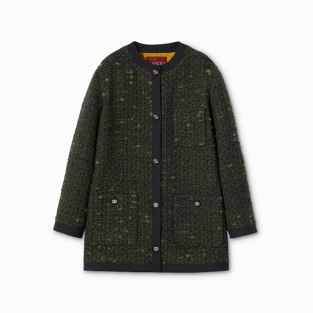 Giacca in lana bouclé