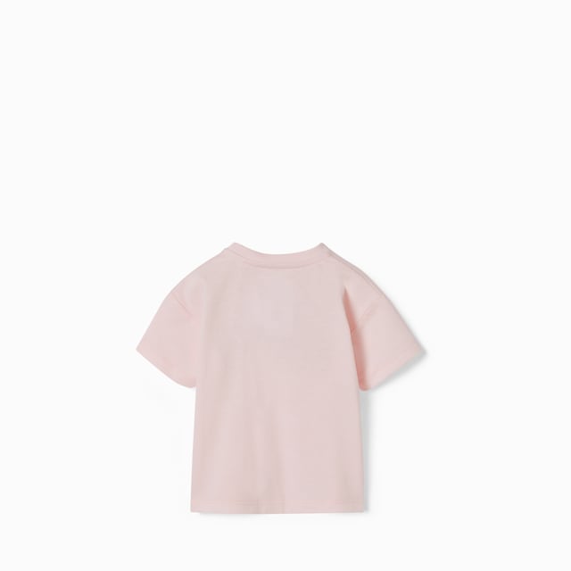 Camiseta de algodón con estampado para bebé