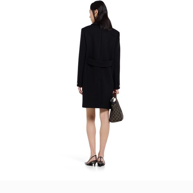 Batavia wool coat with patch - image 3