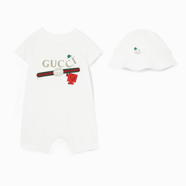 Set regalo neonato da due pezzi in cotone con stampa