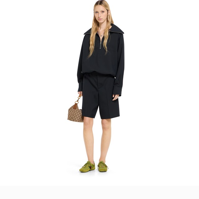 Wool sweater with Gucci detail - image 3