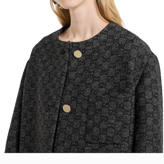 GG boutonne wool tweed jacket