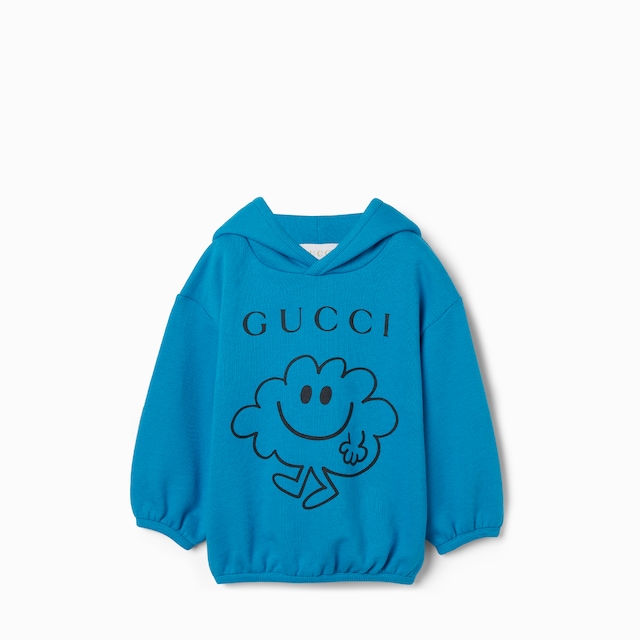 Baby cotton sweatshirt with print