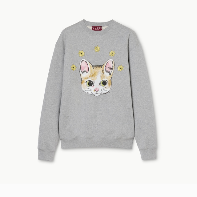 Yuko Higuchi cotton jersey sweatshirt