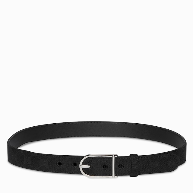 Belt with rounded buckle