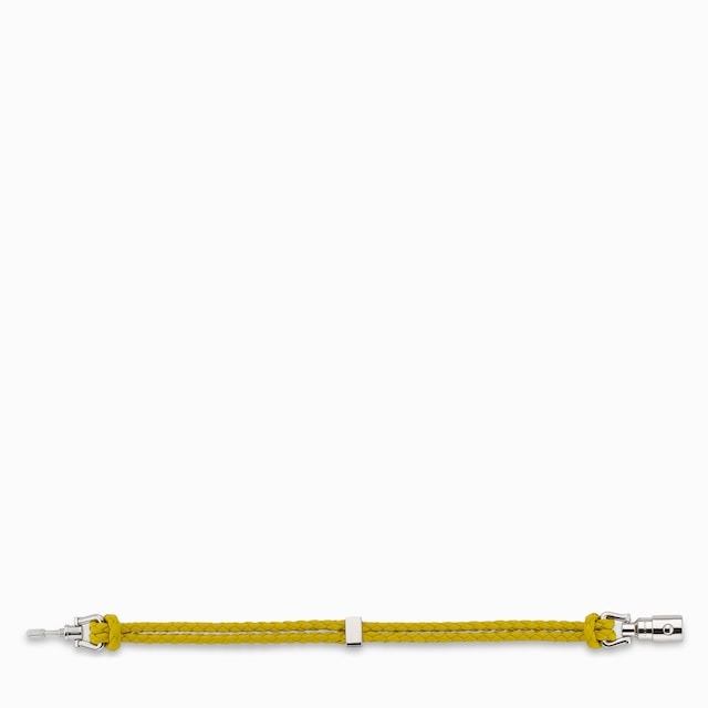 Braided bracelet with piston detail