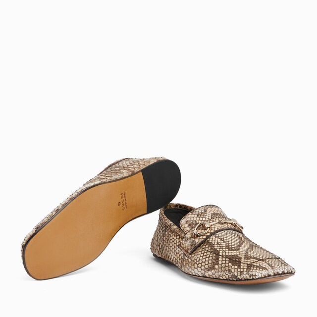 Men's Ragazzo python loafer - image 4