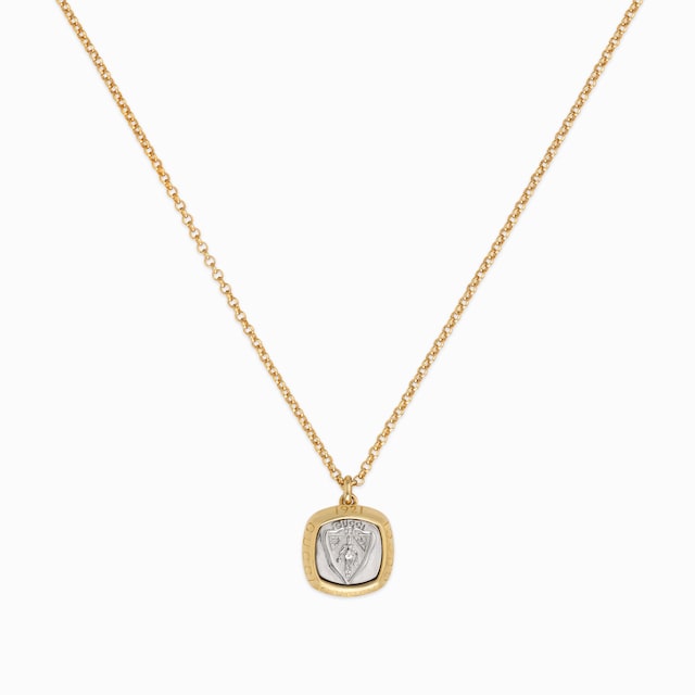 Collier avec pendentif Gucci Crest en émail