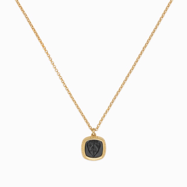 Collier avec pendentif Gucci Crest en émail