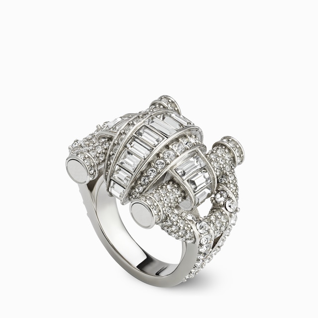 Anillo Gucci Staffa con cristales