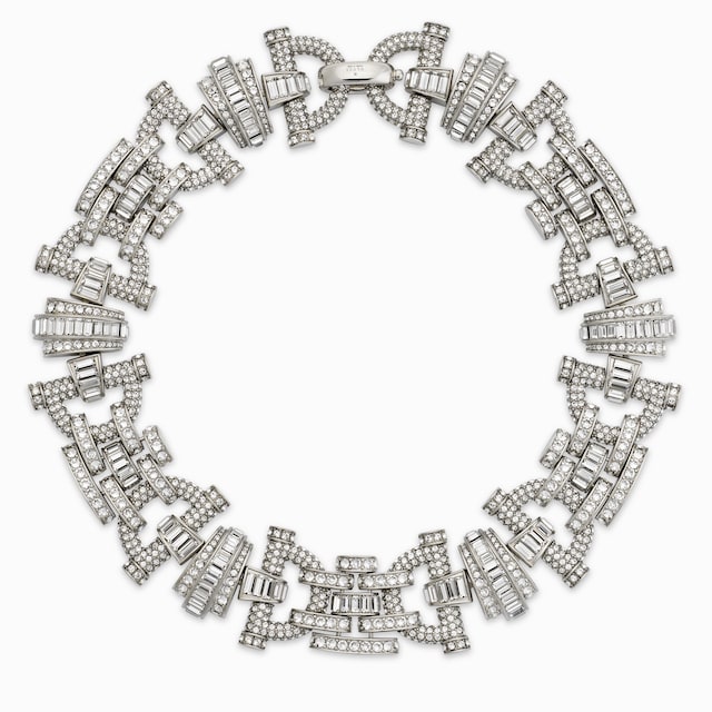 Collier Gucci Staffa avec cristaux