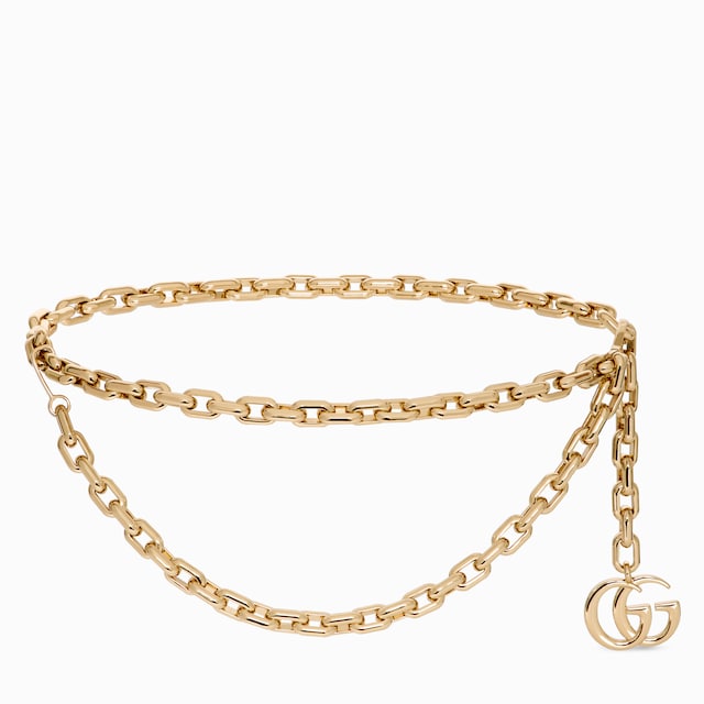 Charm double chain belt