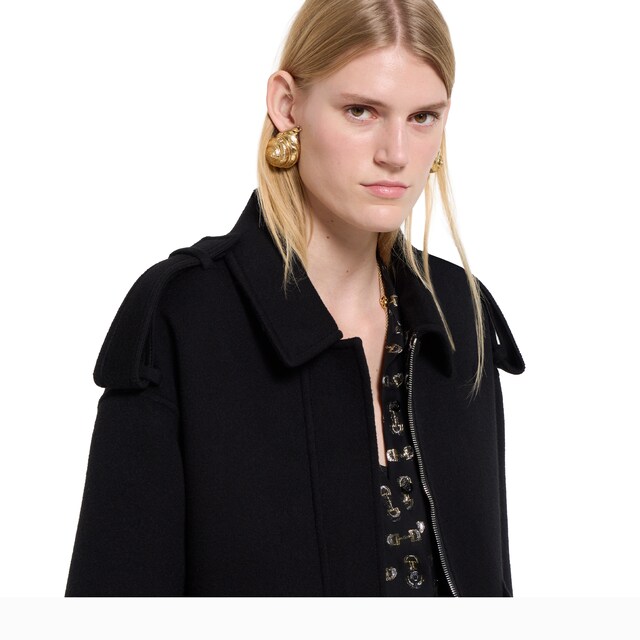 Silk wool bomber jacket - image 5