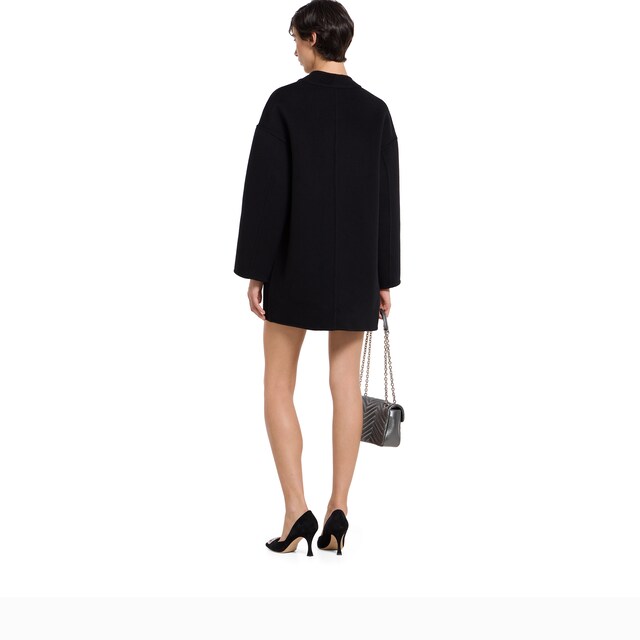 Reversible silk wool coat - image 3