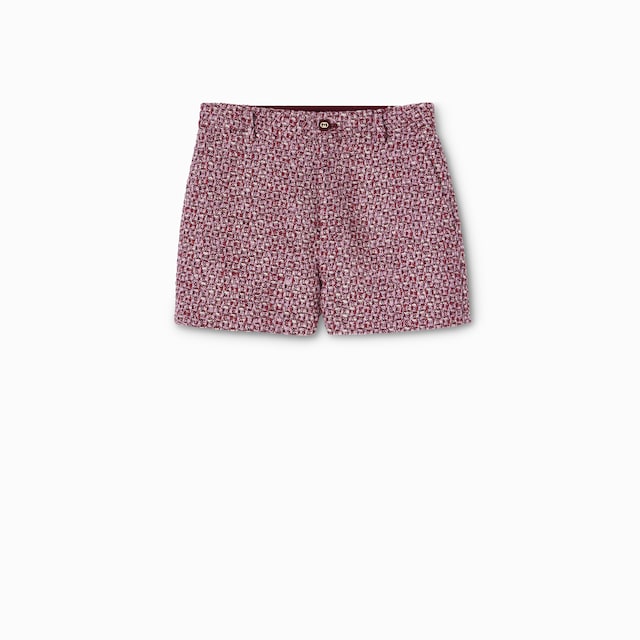 Shorts aus Tweed