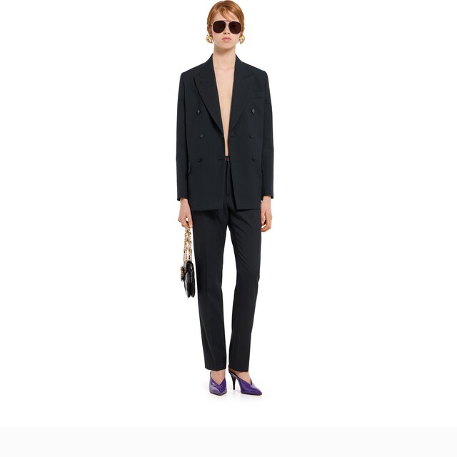 Double-breasted wool jacket - image 3