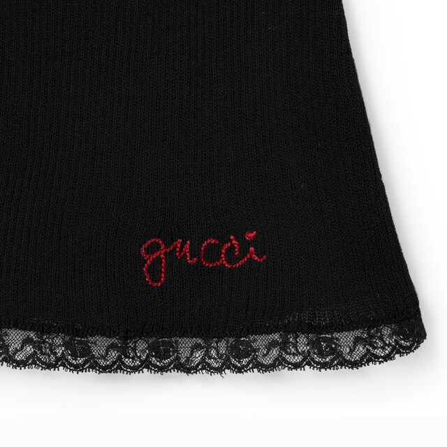 Cotton rib cardigan with embroidery - image 4