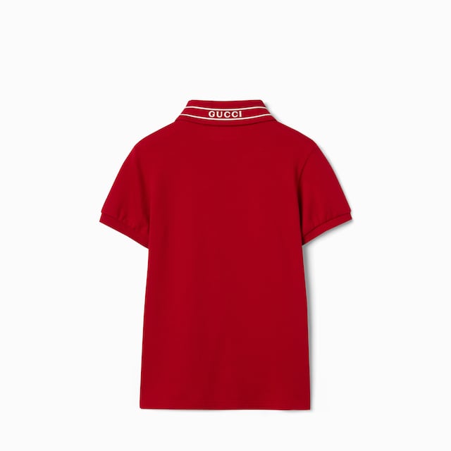 Children's cotton polo shirt