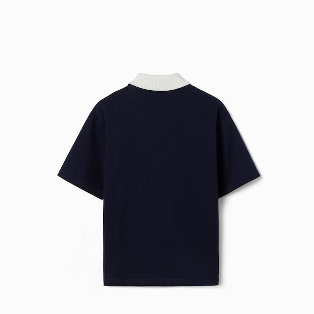 Children's cotton polo shirt