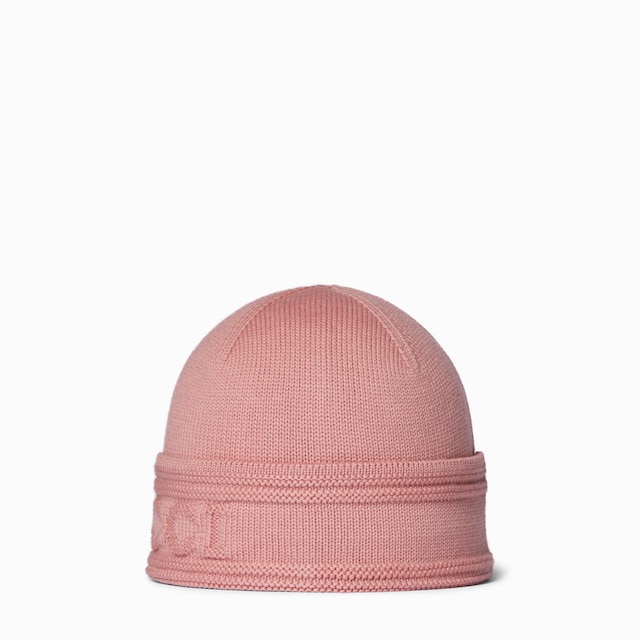 구찌 로고가 달린 니트 울 모자