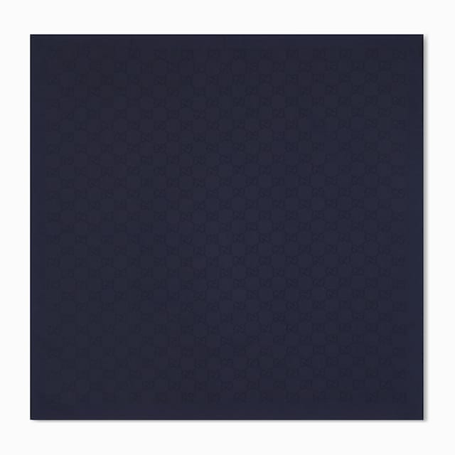 GG silk cotton pocket square