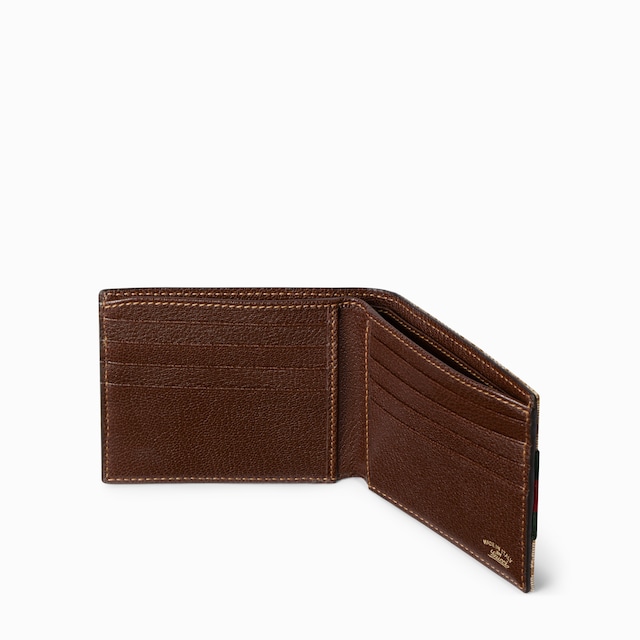 Bi-fold wallet with Web