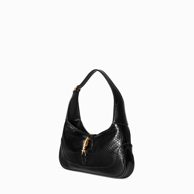Jackie Slim python small shoulder bag