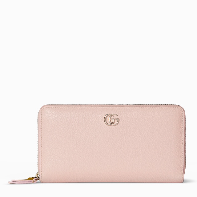 ダブルG バイカラー ジップアラウンドウォレット