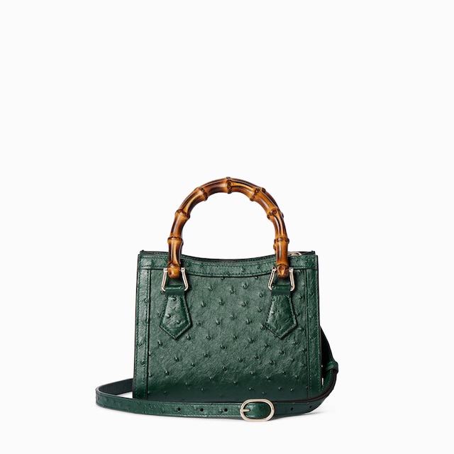Gucci Diana ostrich small tote bag