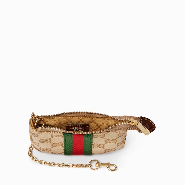 Étui à monnaie GG avec chaîne