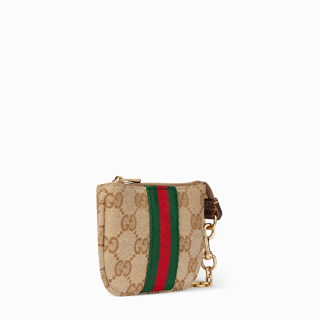 Étui à monnaie GG avec chaîne