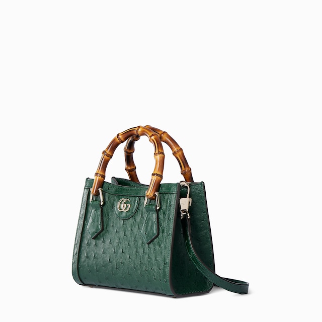 Gucci Diana ostrich small tote bag