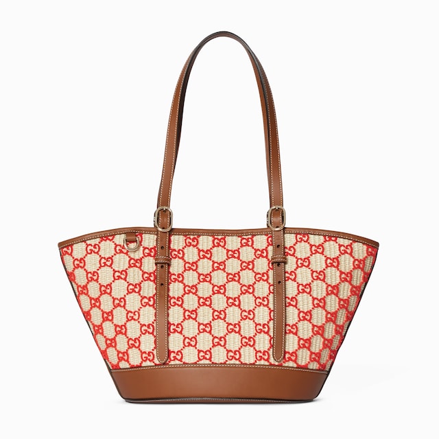Woven small tote bag