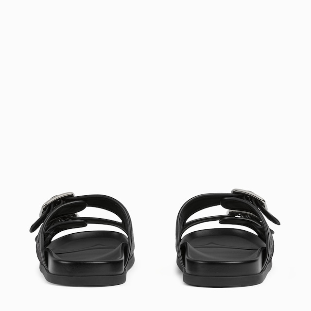 남성 버클 슬라이드 샌들