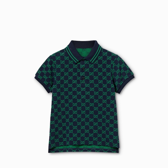Children's GG cotton polo shirt