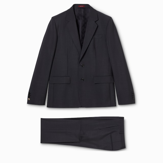 羊毛马海毛混纺西装套装