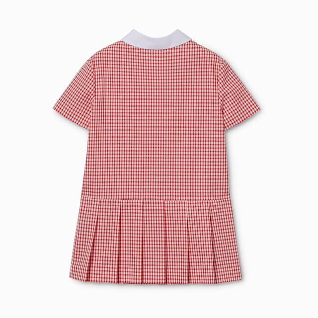 Children's gingham cotton dress