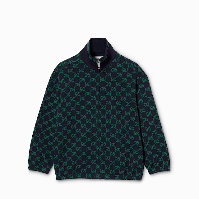 Children's GG cotton zip jacket