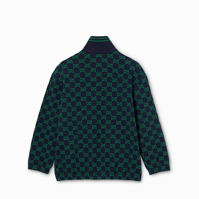 Children's GG cotton zip jacket