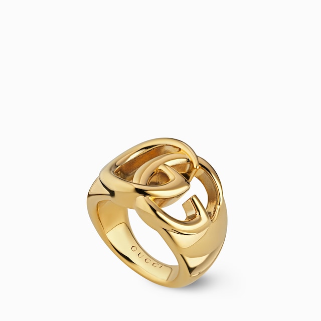 Anillo ancho GG Marmont perforado 