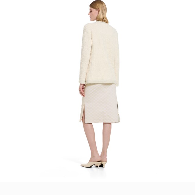 Wool lame boucle cardigan - image 4